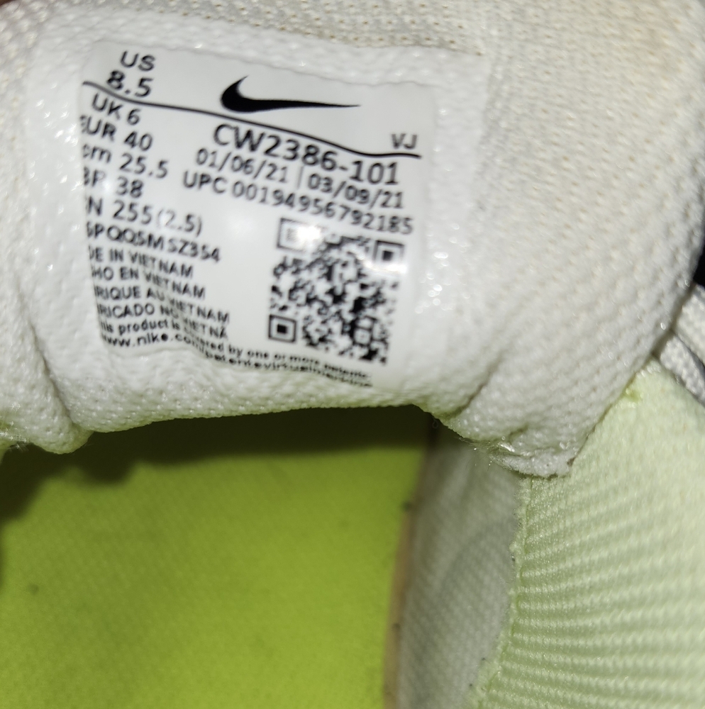 NIKE White Crater Impact Sneakers - Picture 7 of 7